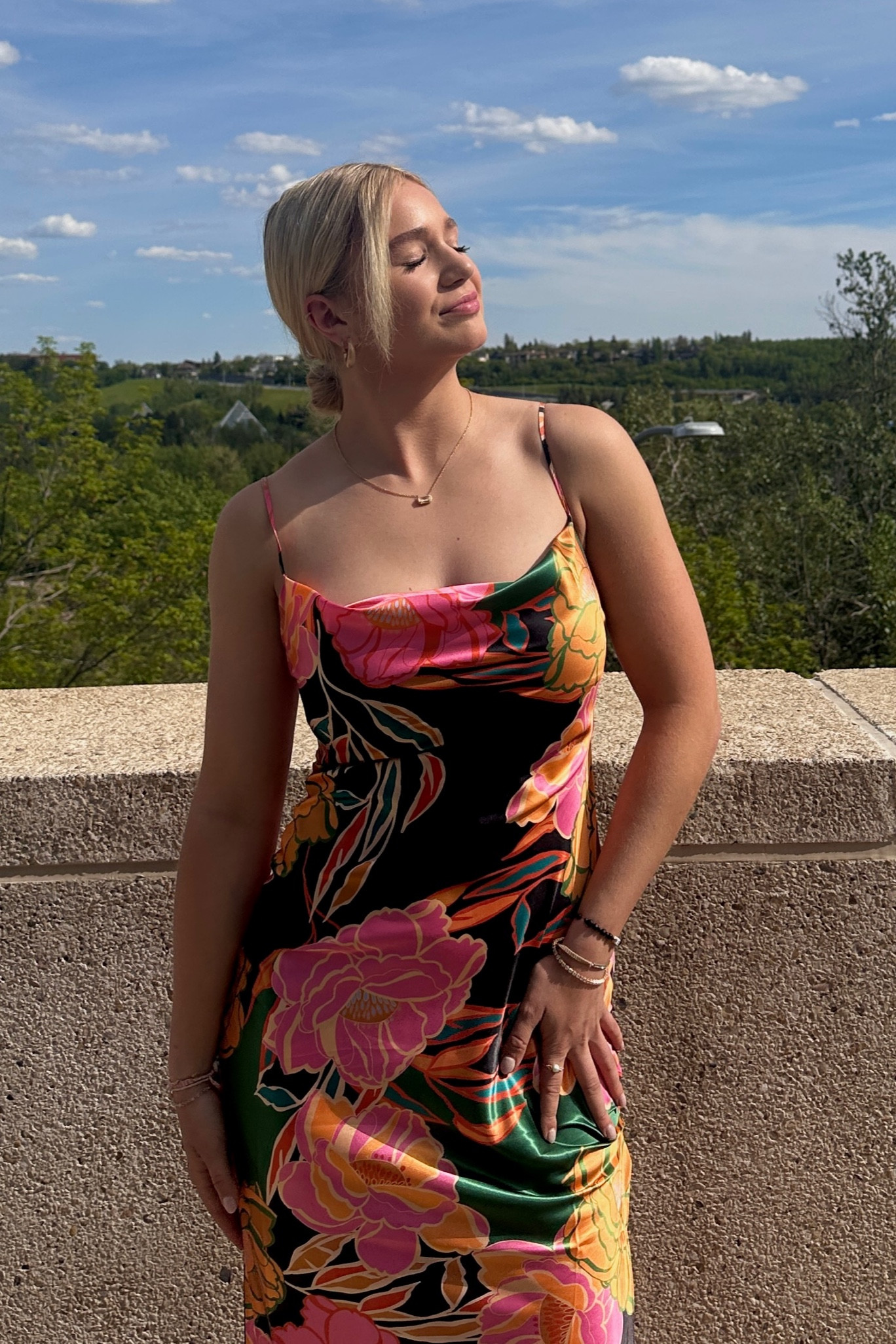 GRADUATION DRESS AND GOLDEN JEWELLERY
( graduation guest dress, summer dress, golden jewellery, gold earings, diamond barcelet, floral dress, summer vibes, instagram pose ideas )

#LTKcanada #LTKwedding #LTKsummer