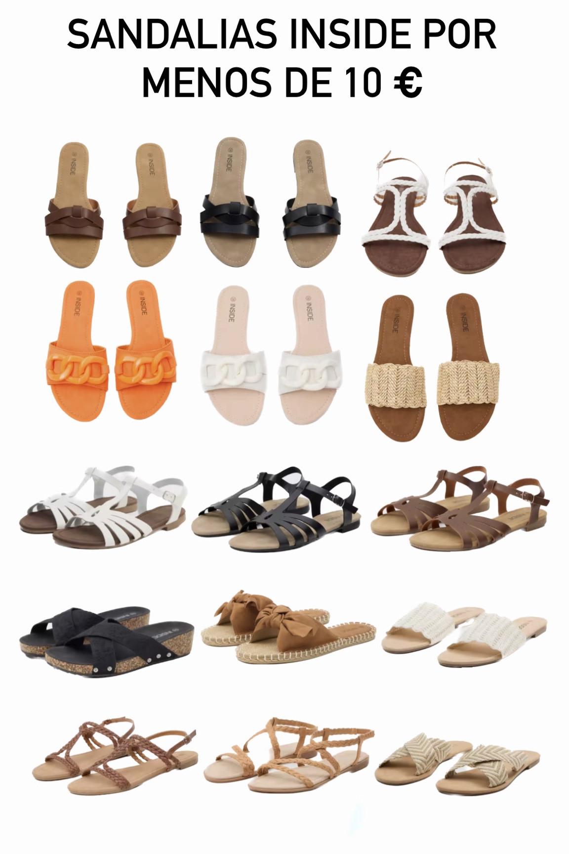 Sandalias cómodas y bonitas para verano por menos de 10€.
Hay muchas tallas🤍

#LTKFind #LTKSale #LTKeurope