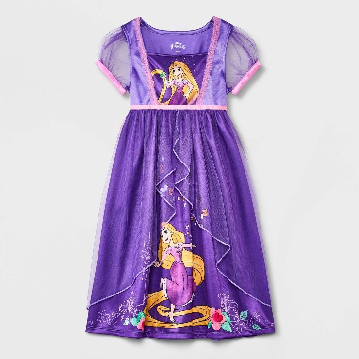 Toddler Girls' Disney Princess Rapunzel Fantasy Snug Fit NightGown - Purple | Target