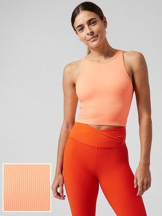 Aurora High Neck Crop Tank | Athleta
