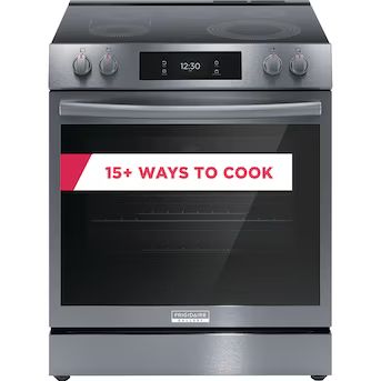 Frigidaire Gallery 30-in Glass Top 5 Burners 6.2-cu ft Self-Cleaning Air Fry Slide-in Electric Ra... | Lowe's