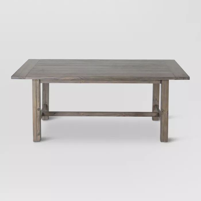 60" Gilford Rustic Dining Table Gray - Threshold™ | Target