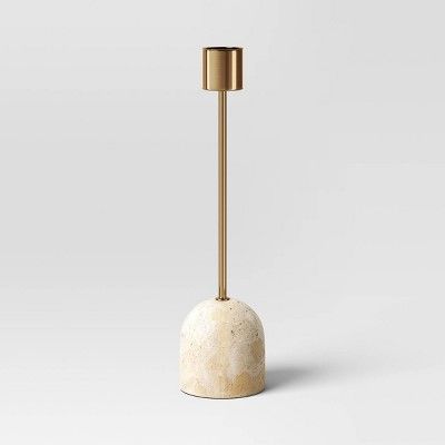 Luxe Marble Taper Candle Holder - Threshold™ | Target