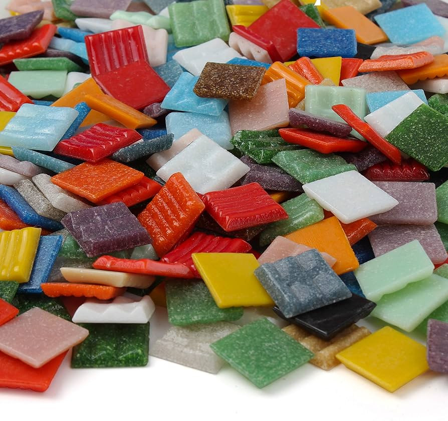 Milltown Merchants™ Mosaic Tiles - Bulk Mosaic Tile Assortment - 3/4 Inch (20mm) Mixed Colors V... | Amazon (US)