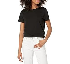 The Drop Women's Courtney Short-Sleeve Tiny Crewneck Jersey T-Shirt | Amazon (US)