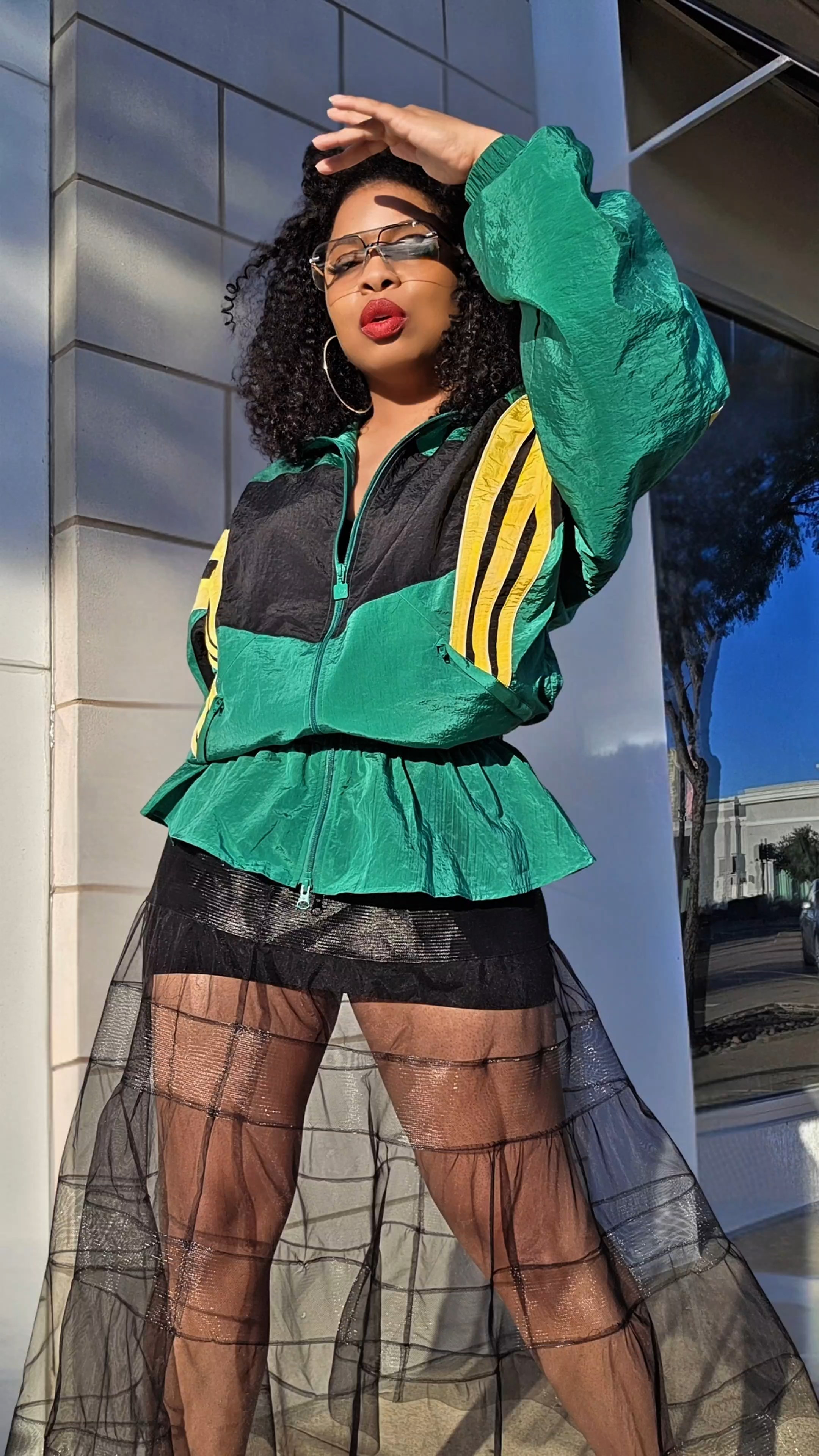 Adidas did their big one with  this Santiago track jacket. You’ve probably already seen your favorite fashion girls wearing it everywhere—the track jacket trend is so hot right now. The red version has been flying in my store, but here’s how I styled the green. 

#LTKstorytime #LTKootd #LTKvlog