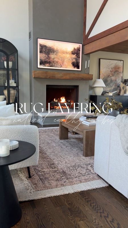Two of my favorite rug combinations. This cotton jute blended rug is SO cozy and perfect for laying. I love the Lennox because it adds that earthy, textured, vintage feel to our great room! Code LAH15 saves you 15% off on your rug order (even stacks on sale pricing!) 

#LTKsalealert #LTKhome #LTKVideo
