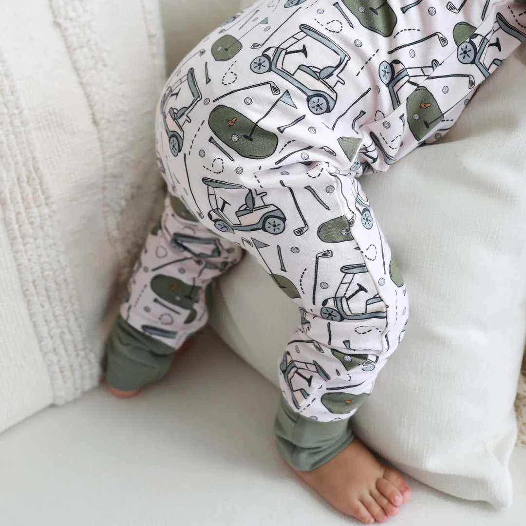 Tee Time Convertible Zip Romper | Caden Lane