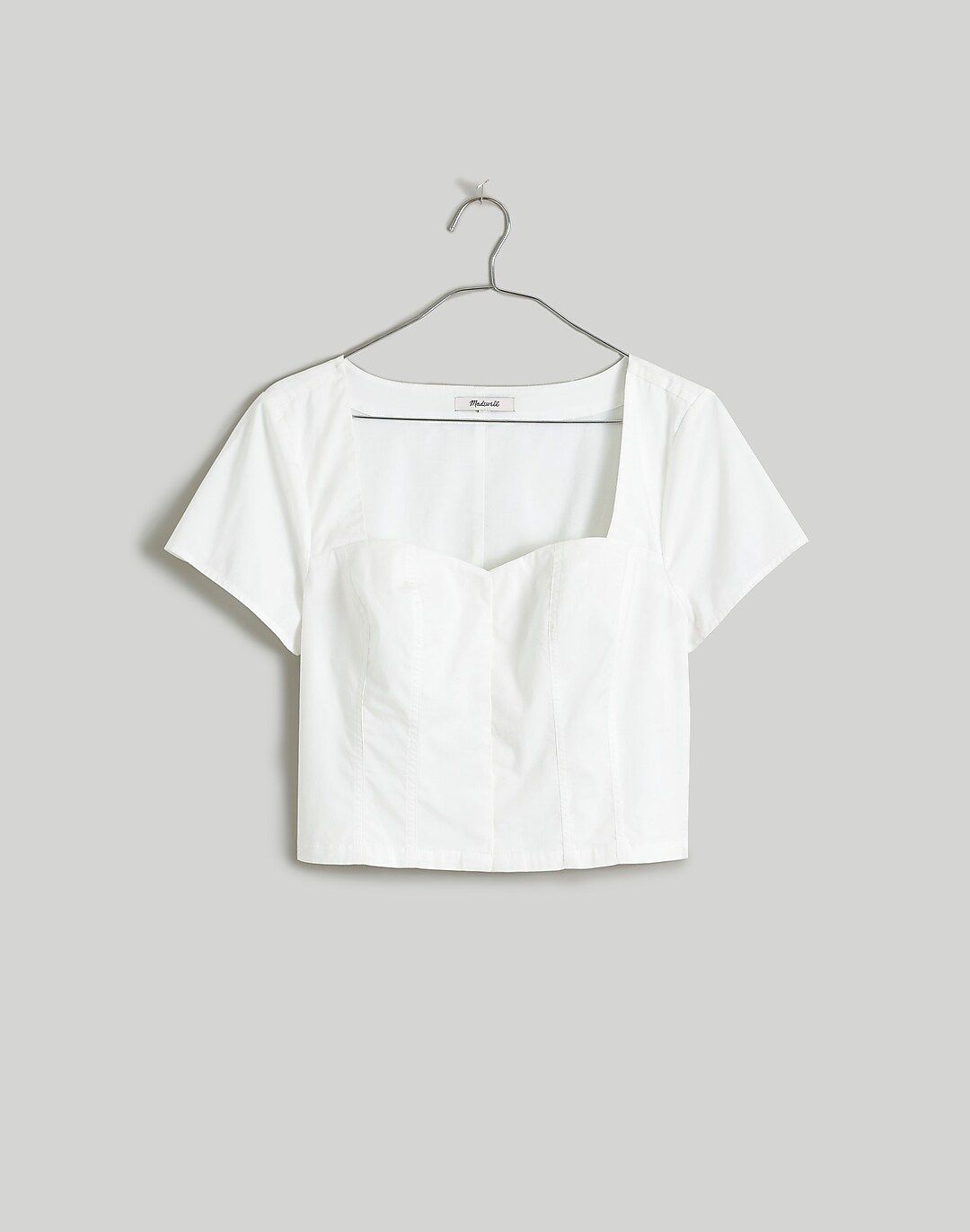 Poplin Hook-Front Top | Madewell