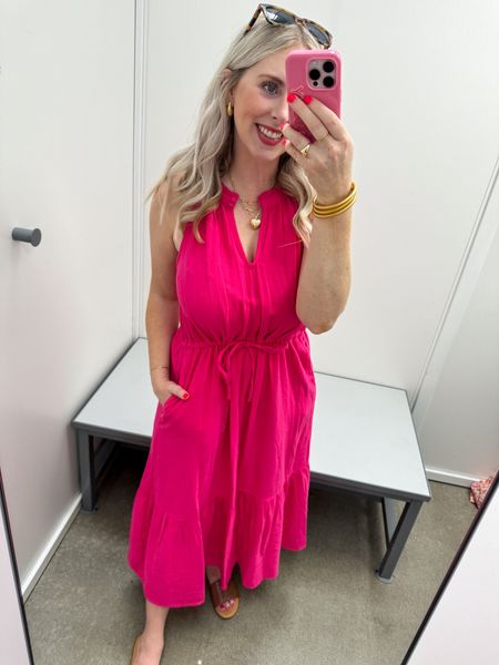 Time and tru midi dress, Walmart dress, Walmart try on, summer dress, pink midi dress 

Medium 

#LTKfindsunder50 #LTKstyletip

#LTKSeasonal