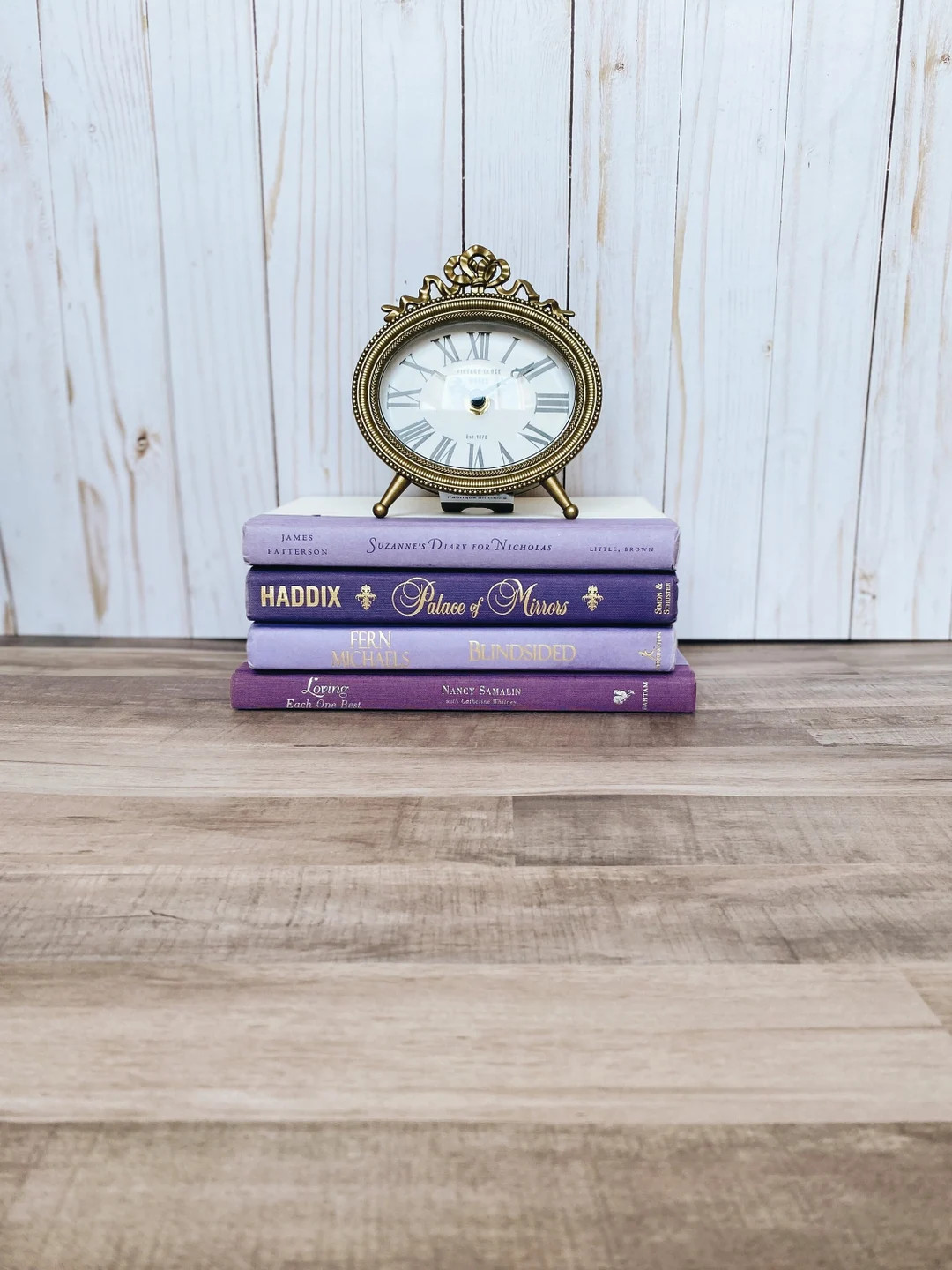 Purple Books Lavendar Books Purple Book Stack Faded Purple - Etsy | Etsy (US)