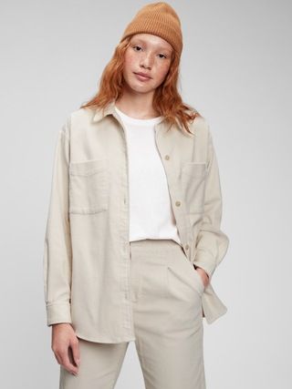 Oversized Corduroy Shirt | Gap (CA)