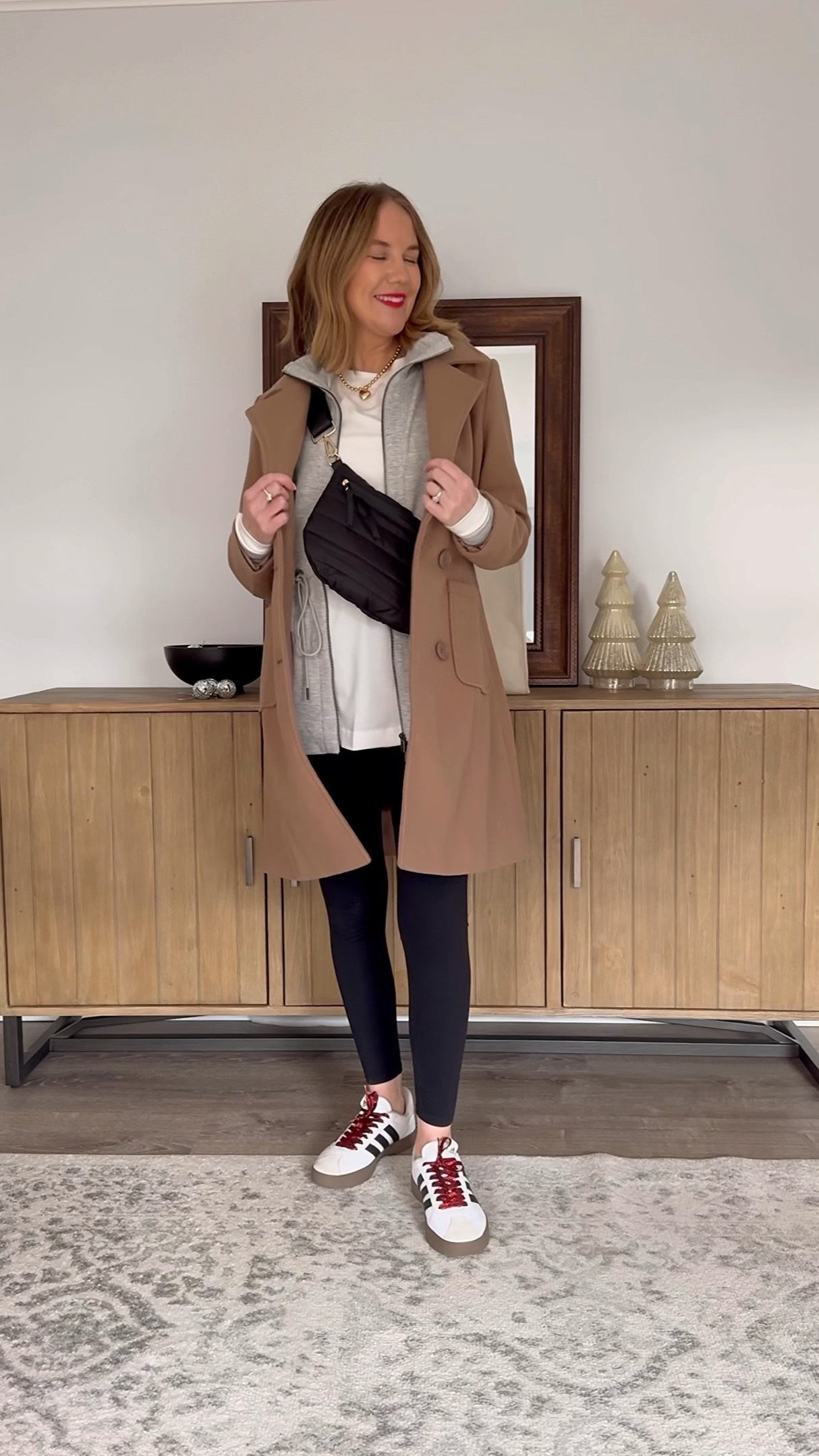 Comfy errands outfit for the win🙌🏼🫶🏼wearing a medium in everything, sneakers fit TTS 
#winteroutfit #adidassneakers #founditonamazon #comfychic 

Winter outfit, comfy outfit, everyday outfits, easy outfit, classic style, casual outfit idea, mom ootd, mom life, holiday magic, holiday prep, what to wear, how to style, adidas sambas, athleisure style

#LTKOver40 #LTKWatchNow #LTKStyleTip