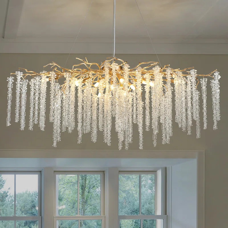 Larika 13 - Light Dimmable Rectangle Chandelier | Wayfair North America