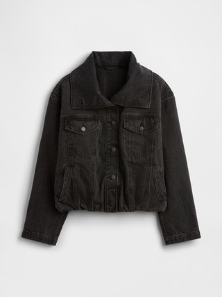 Denim Oversized Cocoon Jacket | Gap (US)