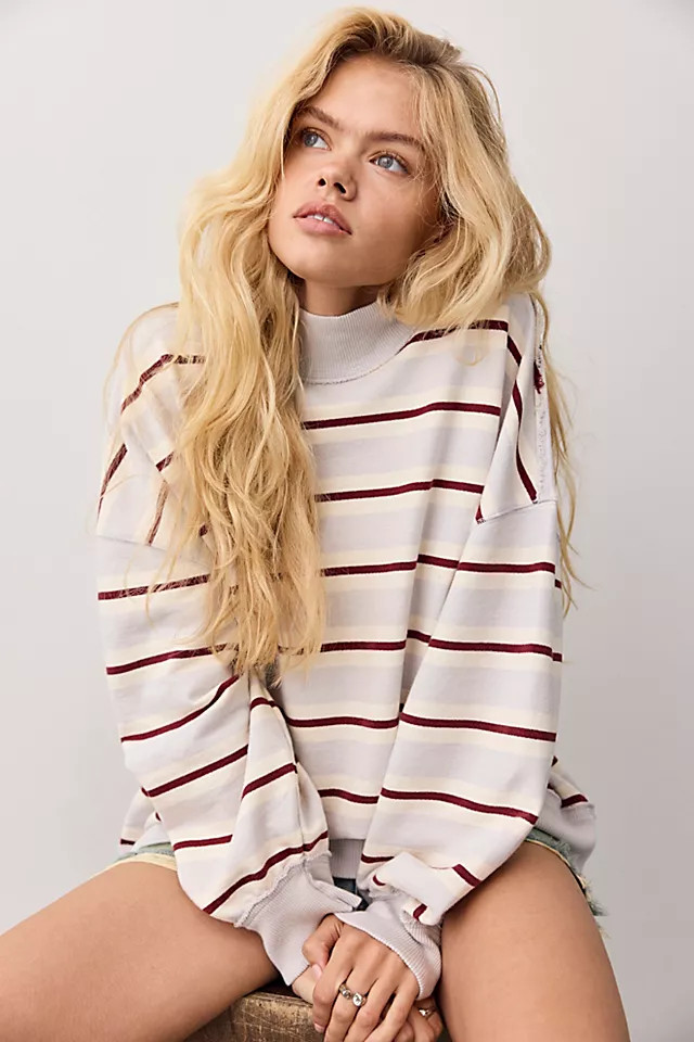 Palm Springs Striped Pullover | Free People (Global - UK&FR Excluded)
