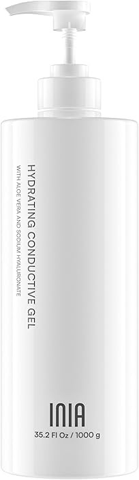 INIA Conductive Gel for Facial and Body Skin Care Machines – Hydrating Gel Primer with Hyaluron... | Amazon (US)