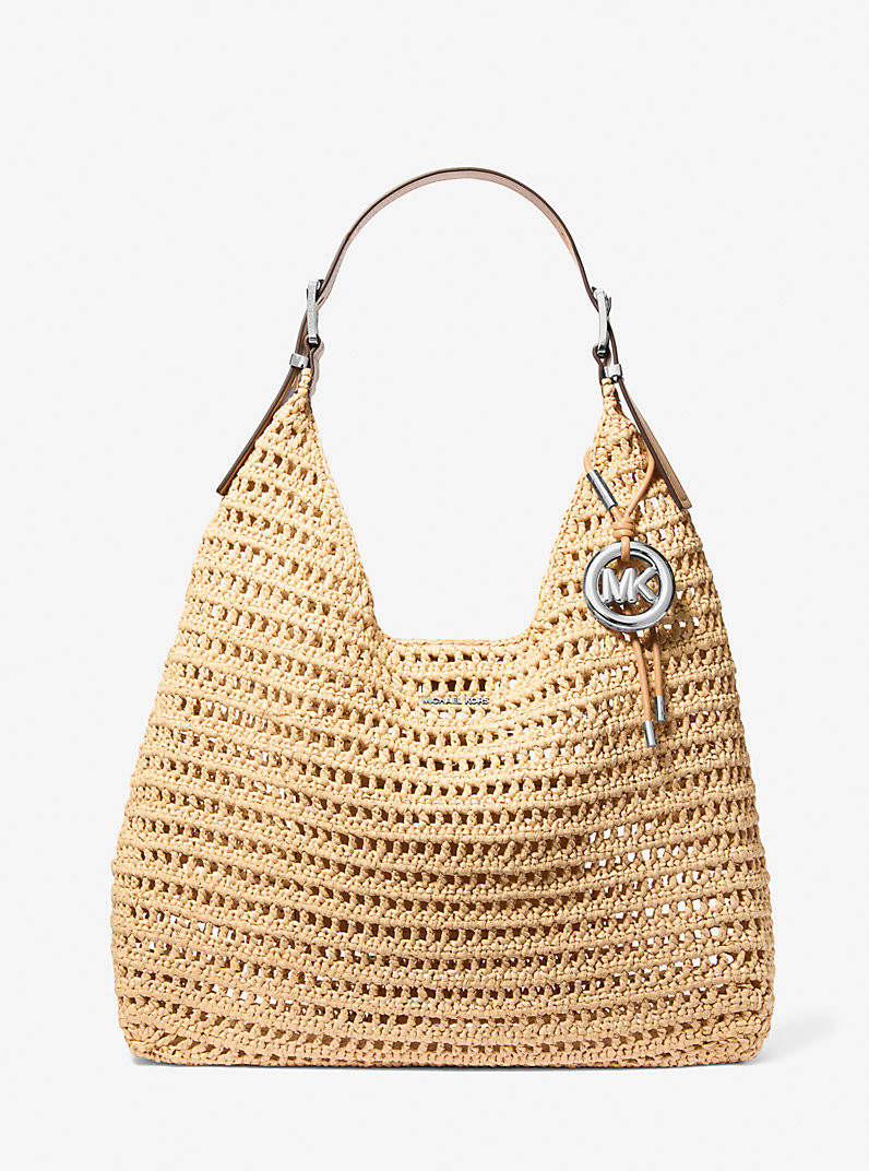 Nolita Large Crocheted Hobo Shoulder Bag | Michael Kors US