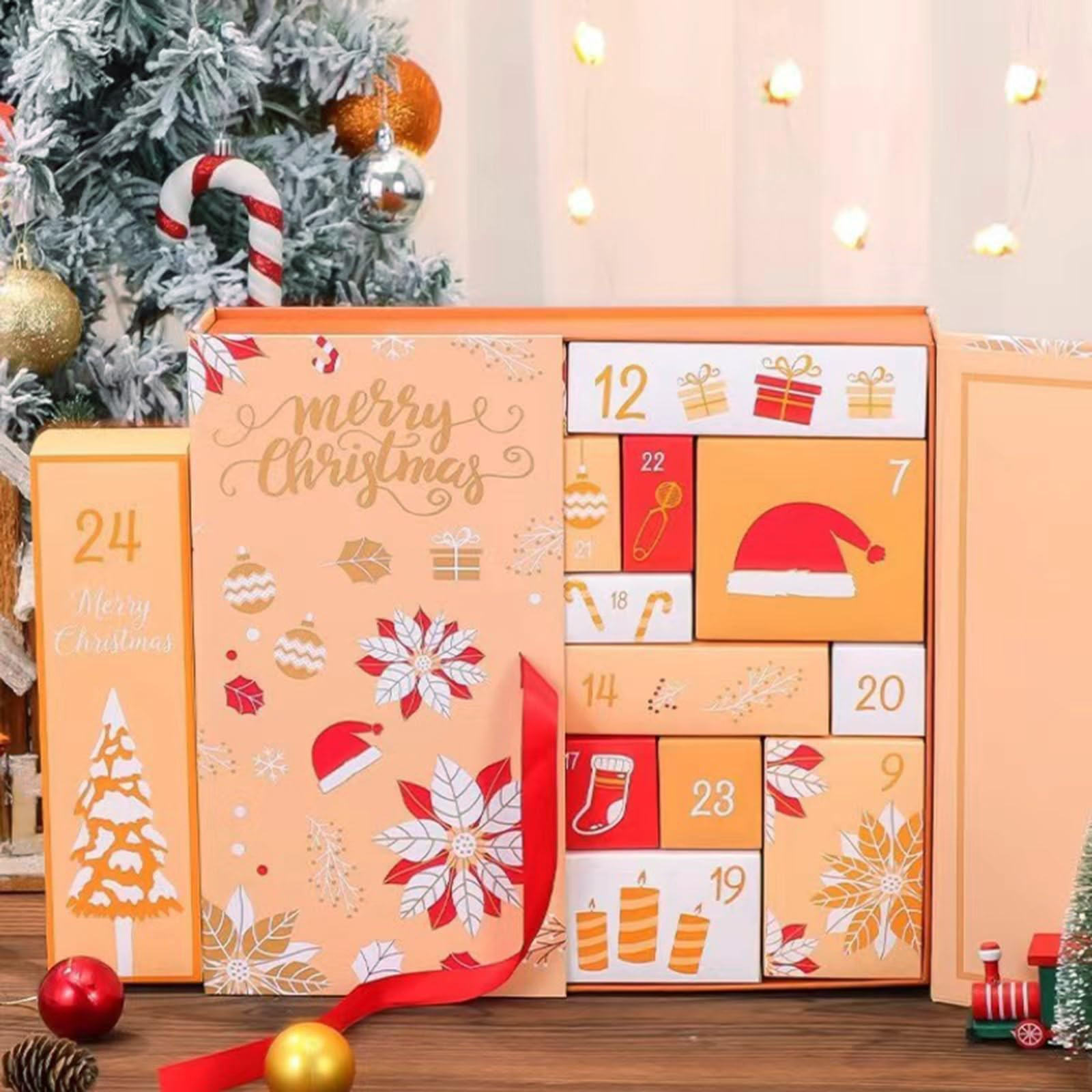 24 Empty Advent Calendar Boxes To Fill, 2025 Empty Advent Calendar, DIY Fillable Empty Advent Cal... | Amazon (US)