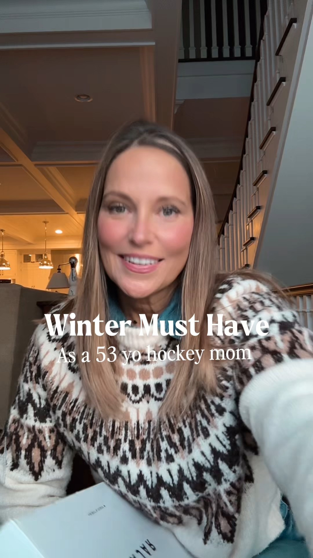 Highly recommend these even if you aren't a hockey mom! I'm taking these to Jackson Hole in a couple of weeks!

TTS
med sweater and size 30 jeans


#LTKOver40 #LTKgrwm #LTKootd