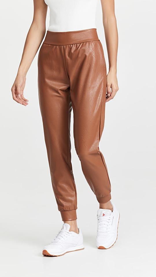 Faux Leather Joggers | Shopbop