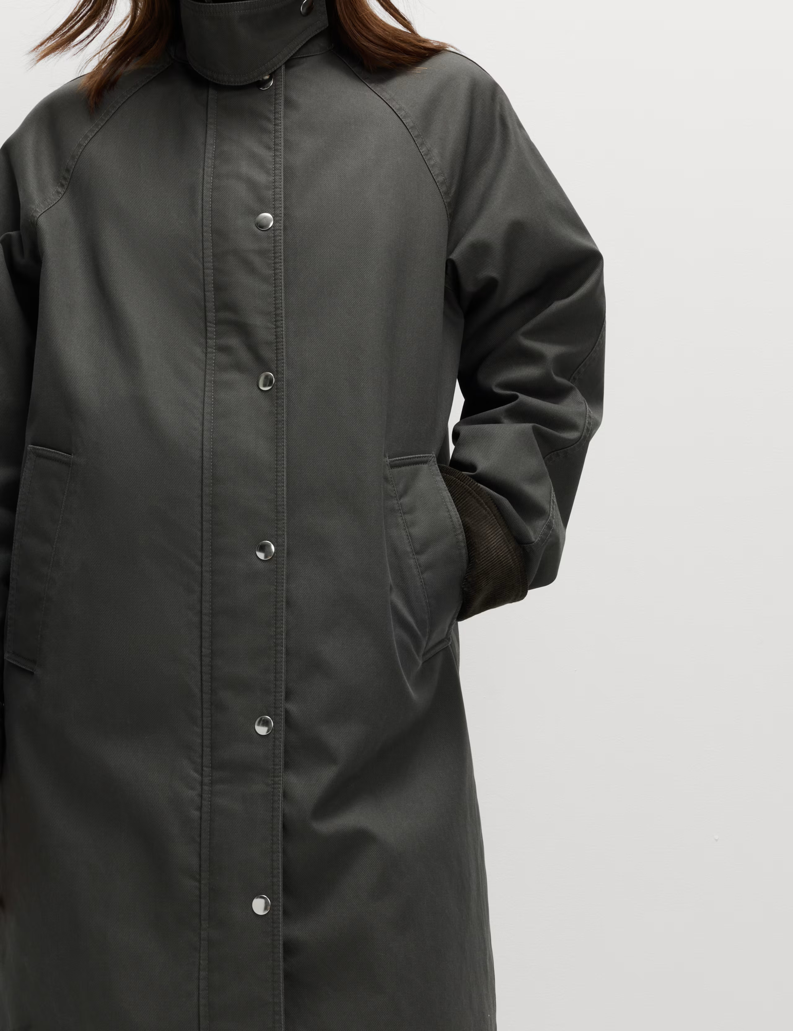 Cotton Rich Collared Utility Car Coat | Marks & Spencer (UK)