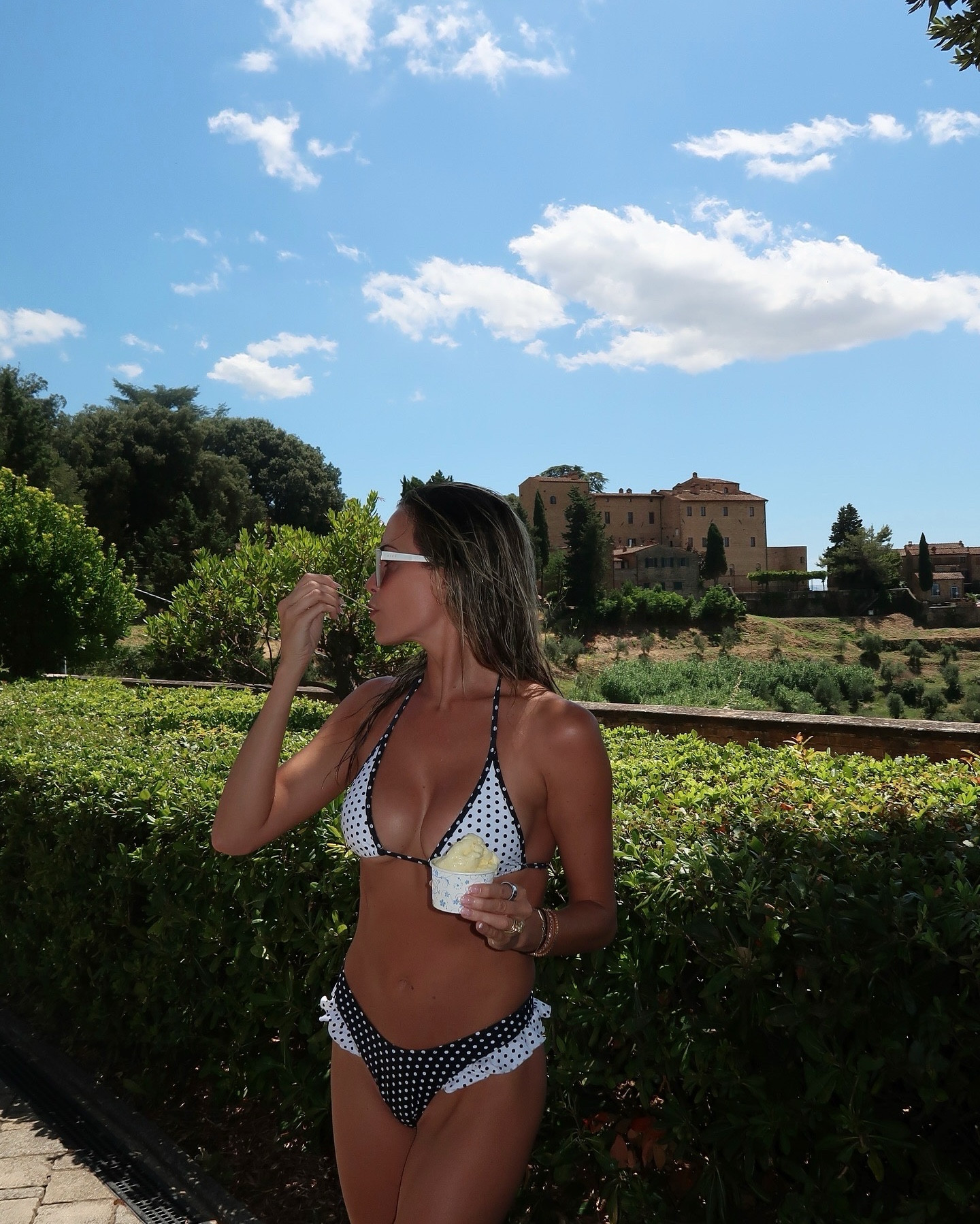 The girliest bikini 🎀

#LTKSeasonal #LTKSwim #LTKTravel