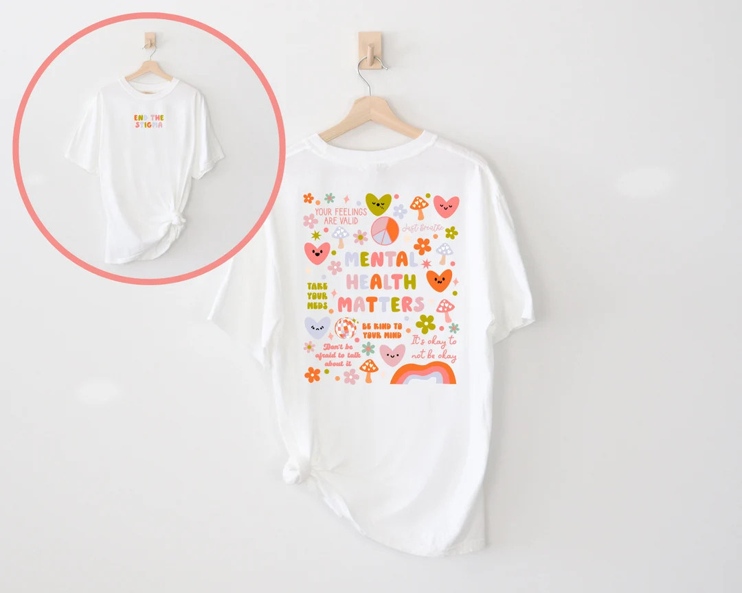 Mental Health Matters Sublimated Tee, Mental Health Matter, Nurse Sweatshirt, Trendy Women Shirts... | Etsy (US)