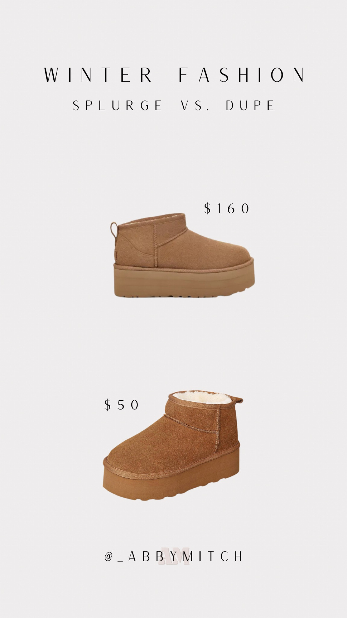 Ugg dupes. Dupes for Uggs. Winter fashion dupes. Winter fashion. Fall fashion. Fall fashion Uggs. Winter fashion Uggs. Splurge vs save. Ugg ultra mini dupes. Ugg ultra mini platform dupes. Ugg platform dupes. Look for less  

#LTKstyletip #LTKSeasonal #LTKshoecrush