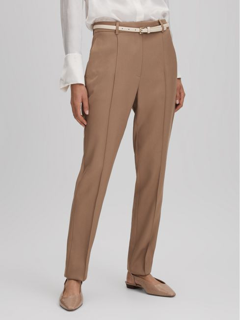 Reiss Mink Neutral Wren Slim Fit Suit Trousers | Reiss UK