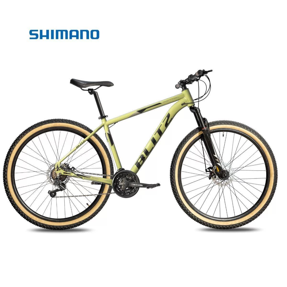 Bicicleta Aro 29 Shimano MTB Pontal Blitz Alumínio - Verde | Netshoes (BR)