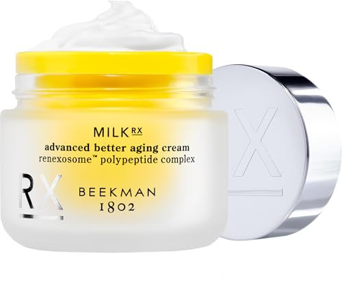 Beekman 1802 Milk RX Advanced Better Aging Collagen Moisturizer Face Cream – 4X Retinol Alternative with Goat Milk Exosomes & Polypeptide, Firming Cream, 1.69 fl oz | Amazon (US)