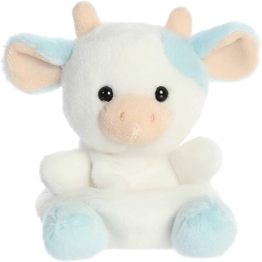 Aurora® Adorable Palm Pals™ Skyla Blueberry Cow™ Stuffed Animal - Pocket-Sized Play - Collec... | Amazon (US)