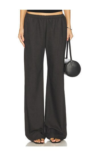 Enza Costa Everywhere Suit Pant in Black. - size 1 | Revolve Clothing (Global)