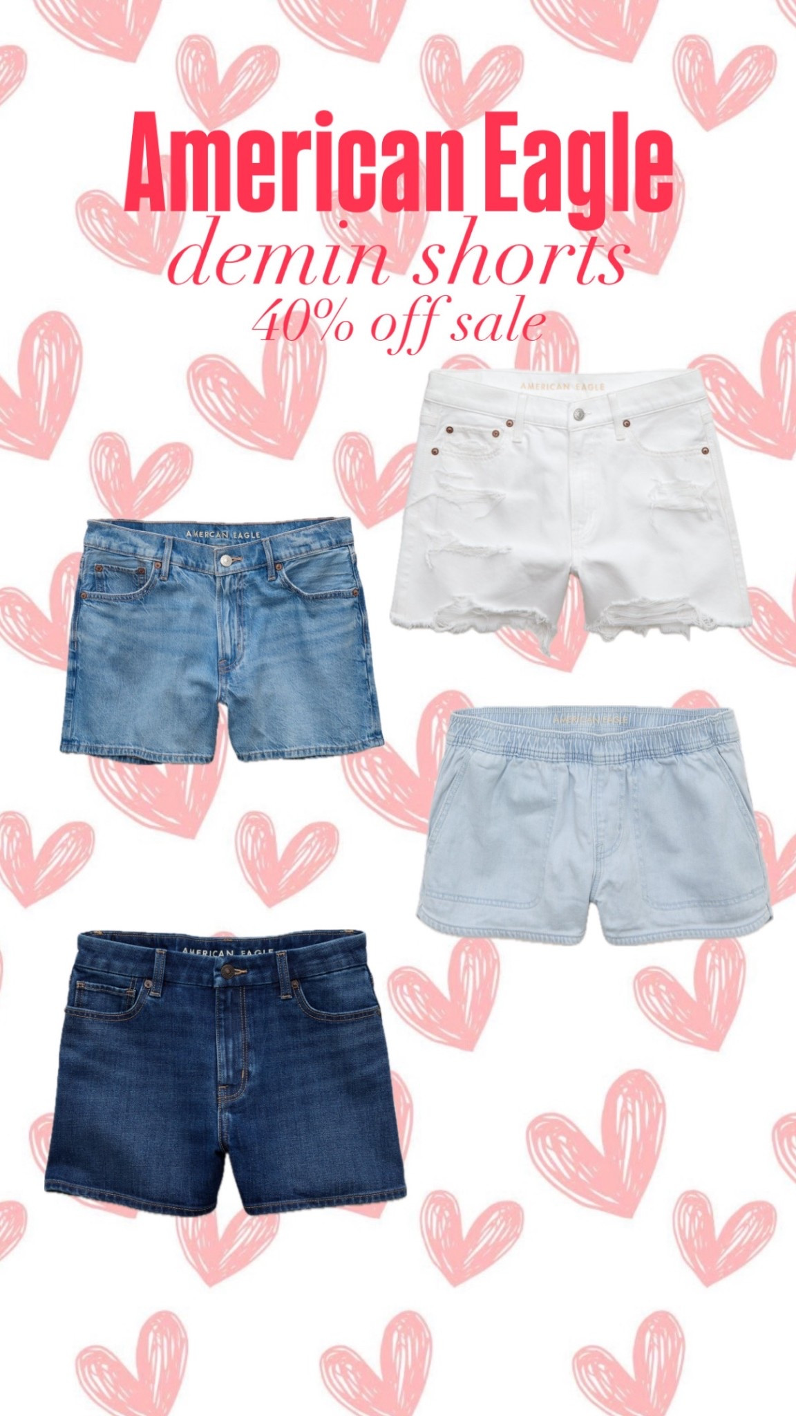 American Eagle Demin Shorts from 40% off sale ✨

#LTKPetite #LTKootd #LTKSaleAlert