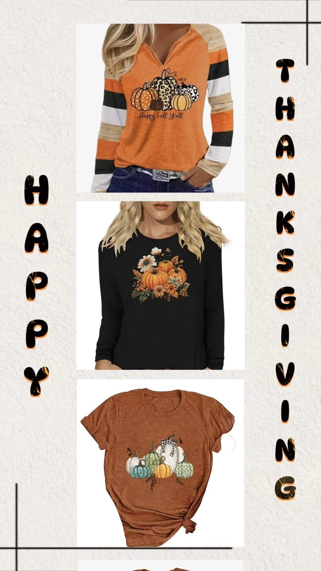 Add a touch of gratitude to your November wardroom with these Thanksgiving themed tops and tees! Traveling for Thanksgiving? These arrive wrinkle free! 

#LTKHoliday #LTKOver40 #LTKTravel