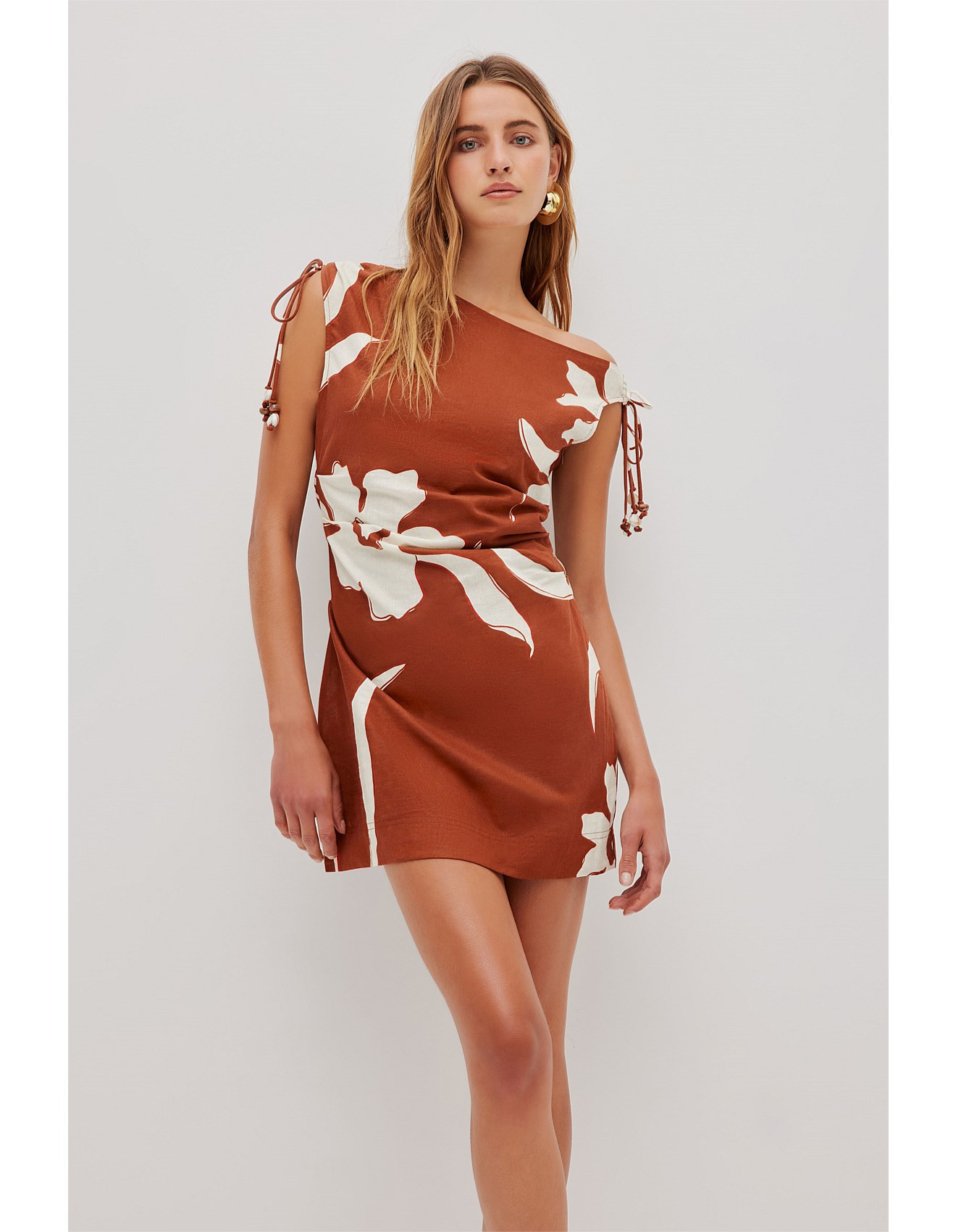 ELARA ASYMMETRICAL MINI DRESS | David Jones (Australia & New Zealand)