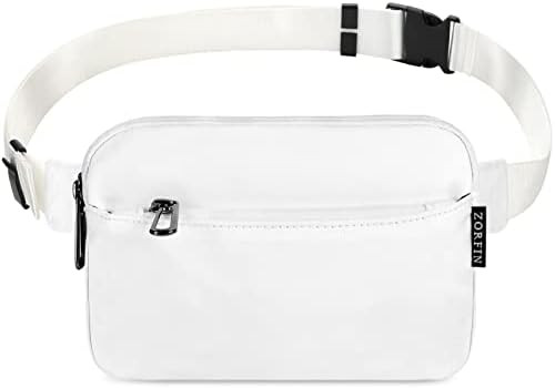 ZORFIN Fanny Packs for Women Men: Crossbody Belt Bag with Adjustable Strap - Fashion Waist Packs ... | Amazon (US)