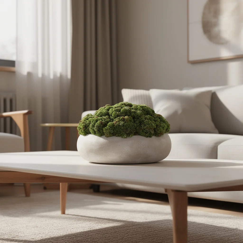 Sedum Arranged in a Stone Planter | Wayfair North America