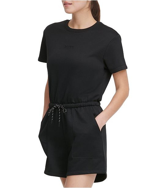 DKNY Sport Logo Romper & Reviews - Shorts - Women - Macy's | Macys (US)