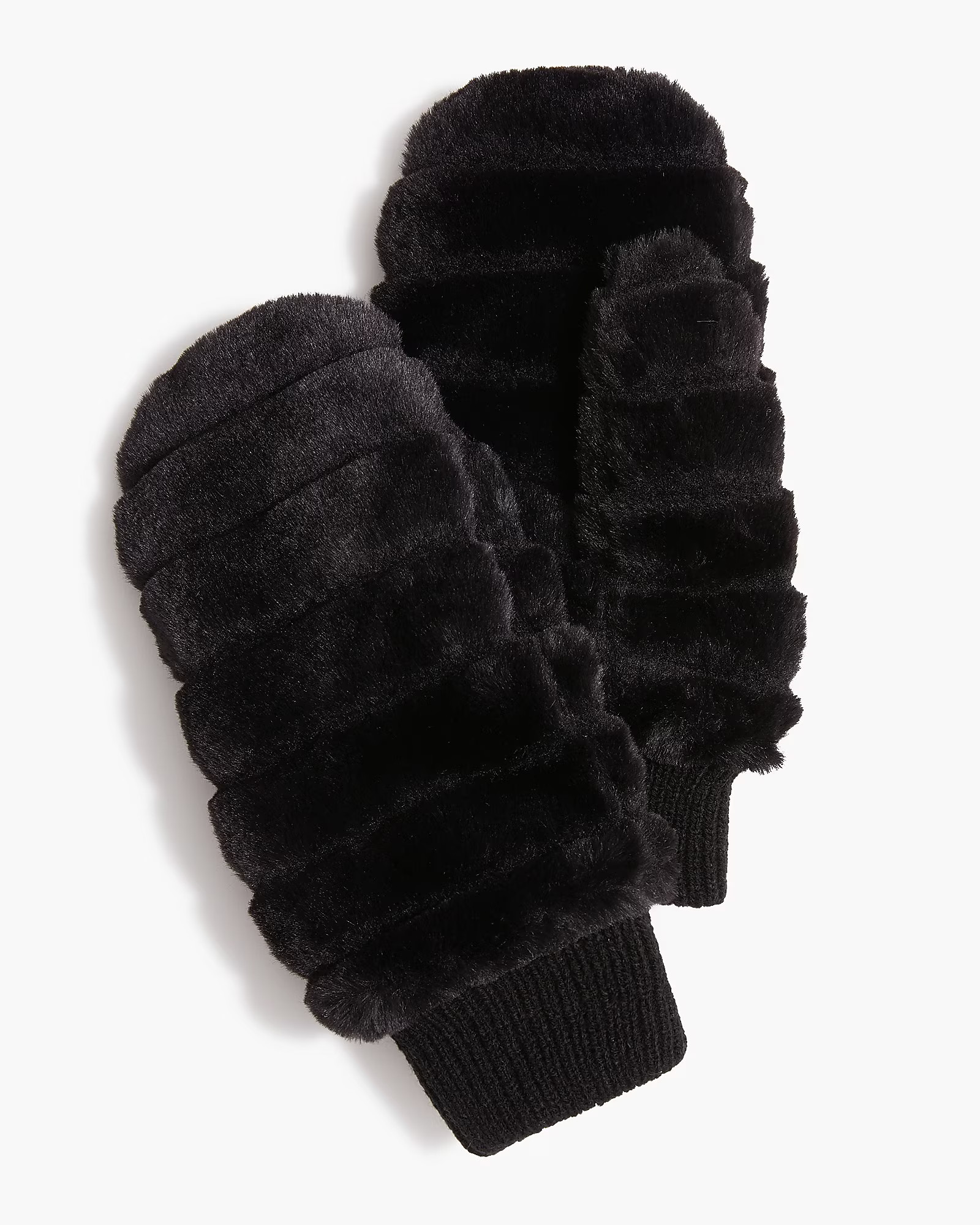 Faux-fur mittens | J.Crew Factory