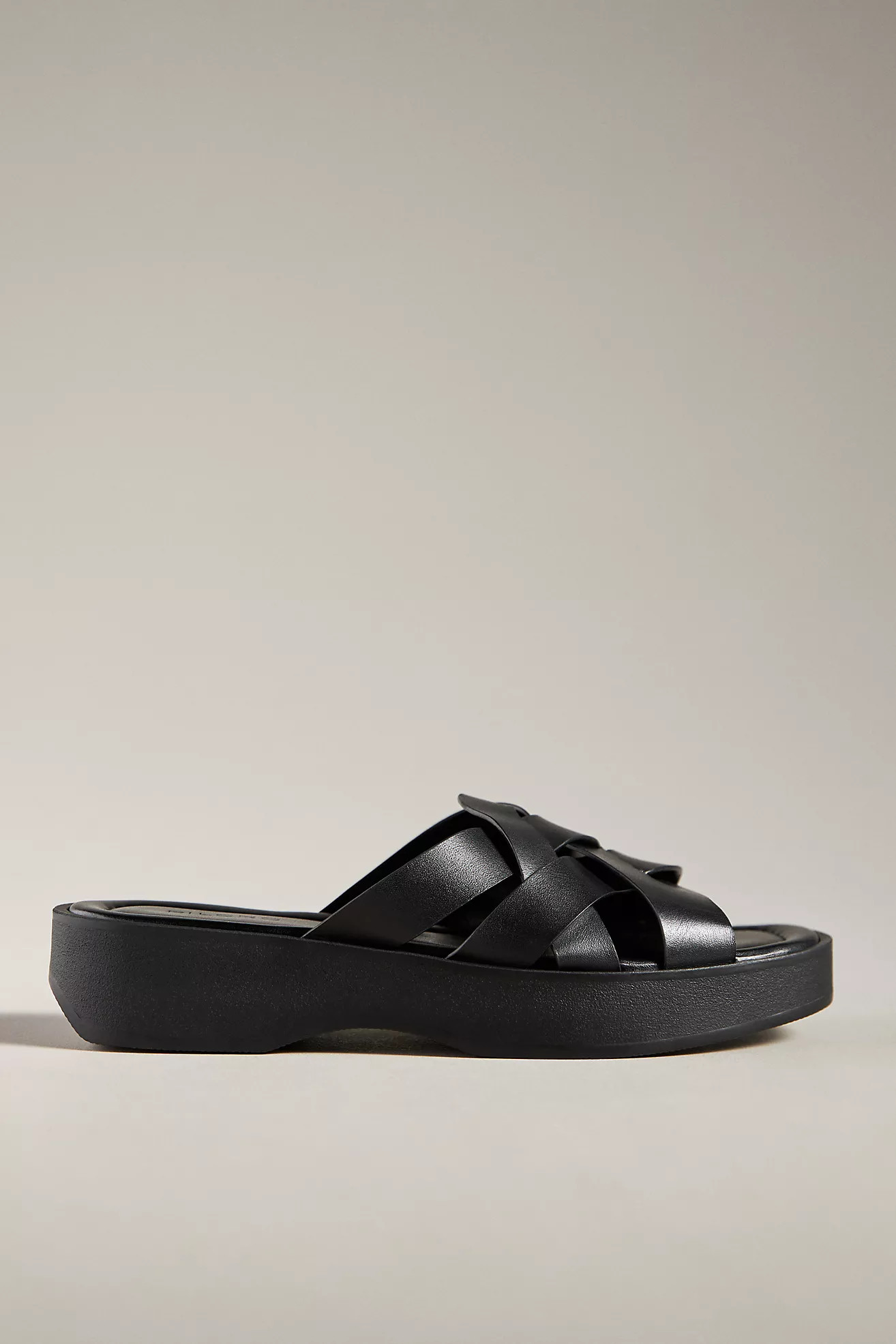 Pilcro Woven Slide Sandals | Anthropologie (US)