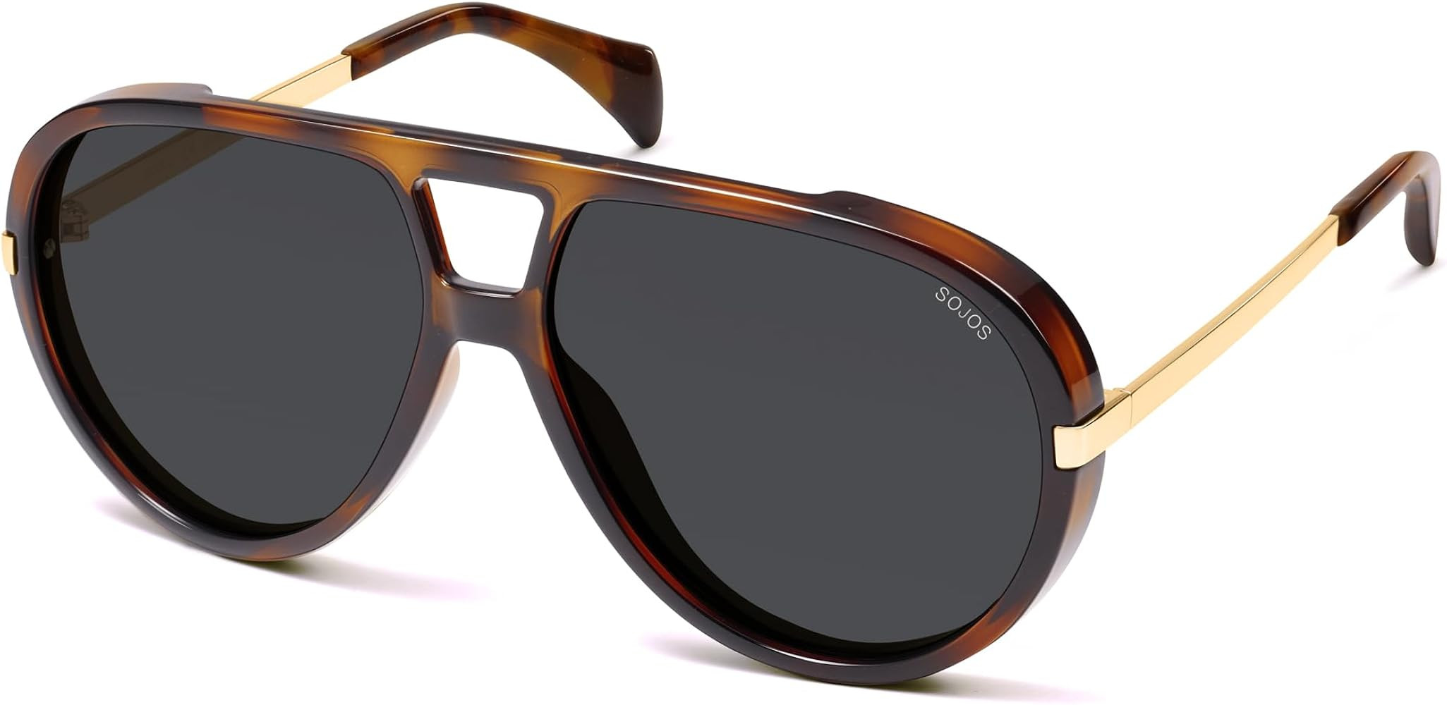 SOJOS Retro Oversized Aviator Polarized Sunglasses for Women Men Vintage Shield Large Shades SJ26... | Amazon (US)