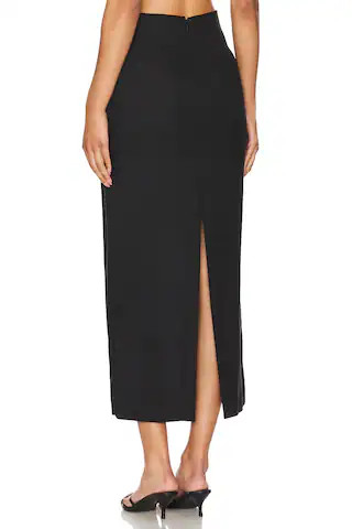 Bardot Rhee Midi Skirt in Black from Revolve.com | Revolve Clothing (Global)