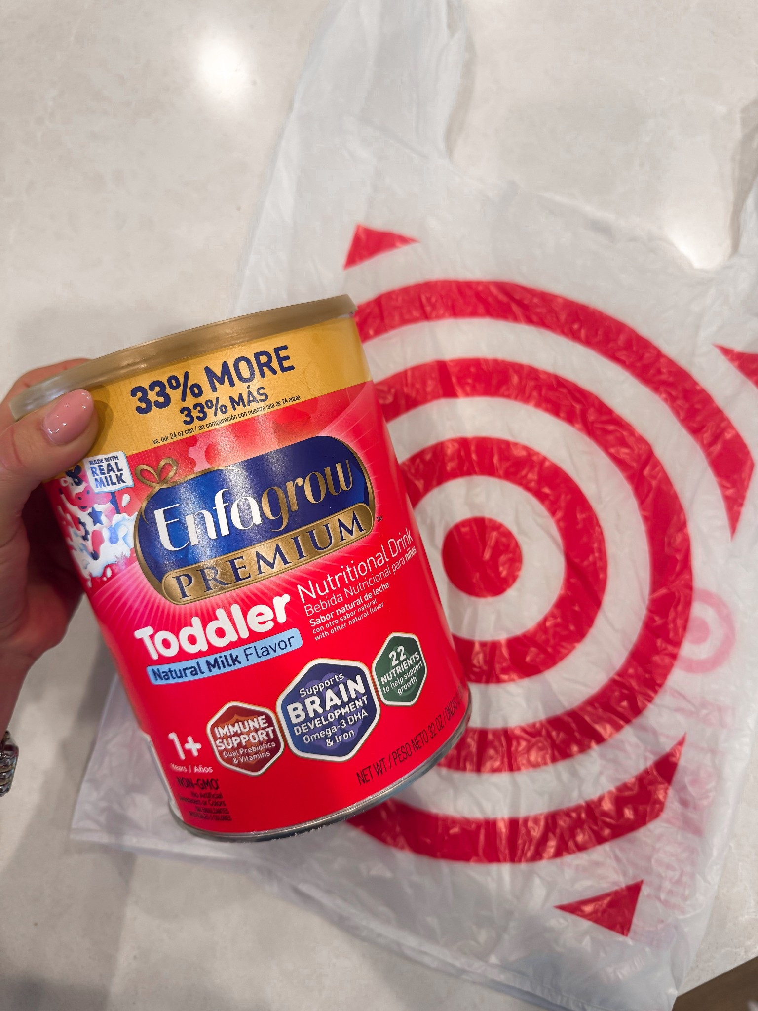 #ad Mom hacks are what life is all about! These smoothies made with @enfamil Enfagrow have been such a hit with both of my kids! 🍓🫐 Enfagrow has key nutrients that help support brain development like Omega 3-DHA and Iron. It also contains key nutrients for immune support plus 22 nutrients to help support growth. You can find it at your local @target or comment “YUMMY” and I’ll DM you the direct links 🥰 From one mama to another, XO 🫶🏼

* Enfagrow is not a sole source of nutrition but a complement to a balanced diet* 

@Target @enfamil, #Ad, #Target, #TargetPartner, #enfamil

#LTKKids #LTKBaby #LTKFamily