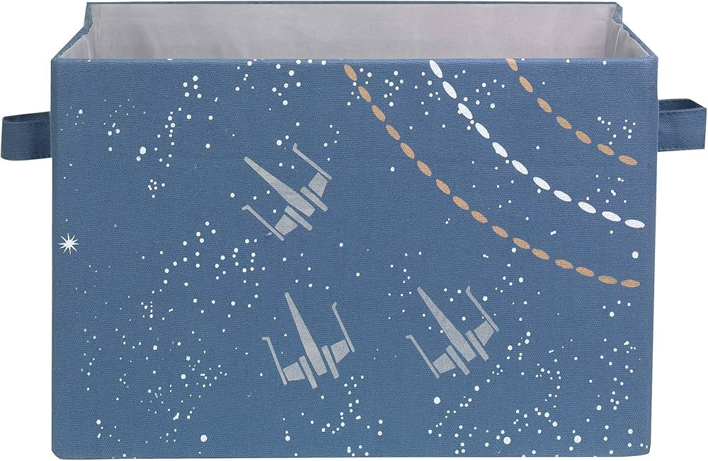 Lambs & Ivy Star Wars Galaxy Foldable/Collapsible Storage Bin/Basket Organizer | Amazon (US)