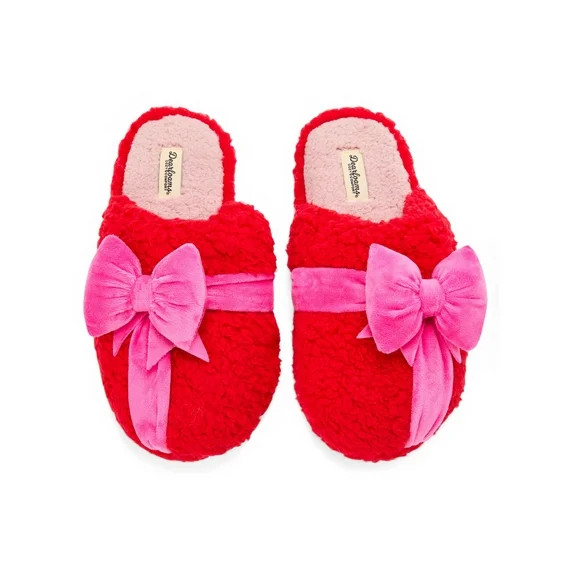 Dearfoams Cozy Comfort Holiday Novelty Slippers | Walmart (US)