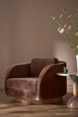 Erin Fetherston Dulcette Swivel Chair | Anthropologie (US)