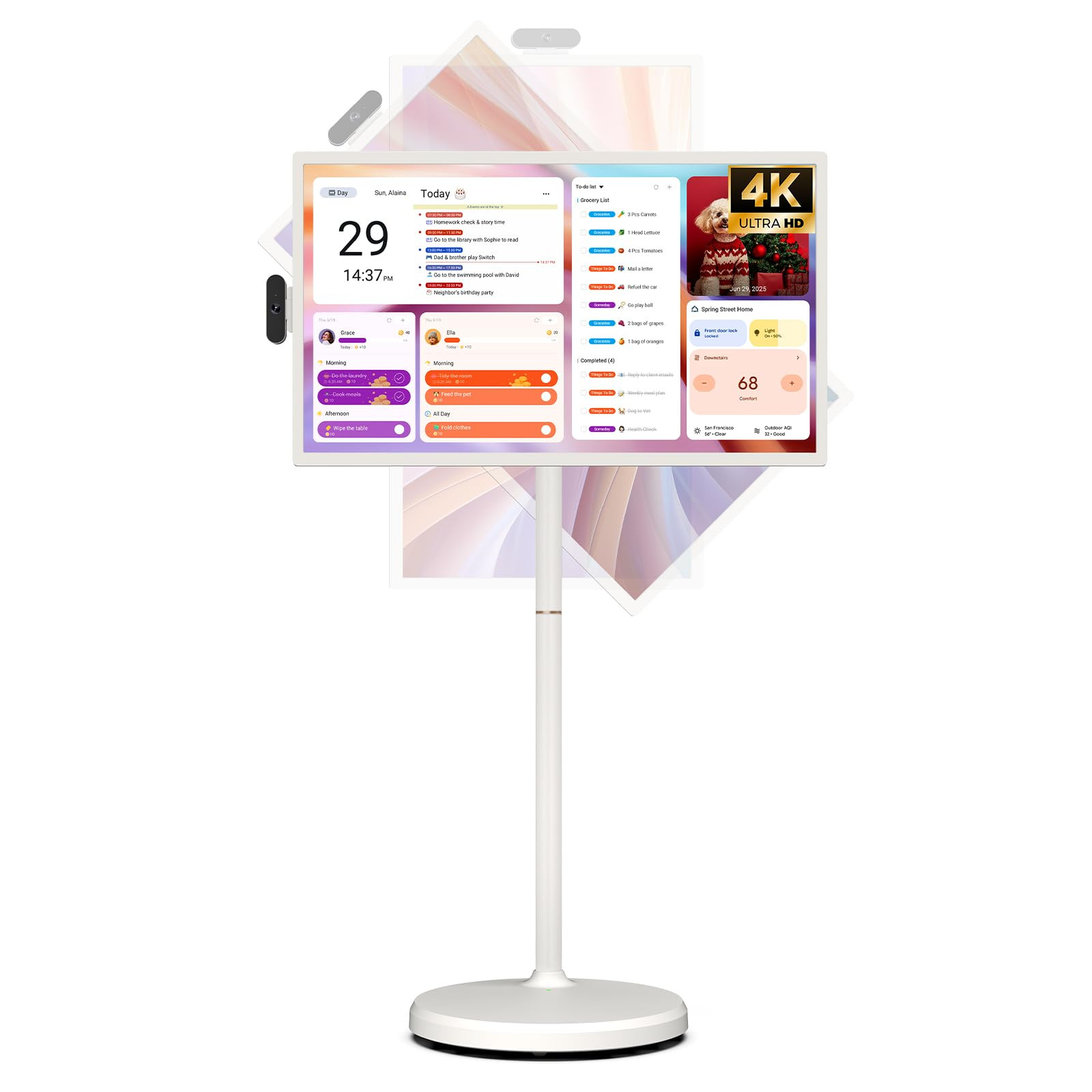 ApoloSign 32 inch UHD 4K Smart Portable TV Gen2, 16G +256G Storage, Android 15 OS, 15000mAh, Roll... | Amazon (US)