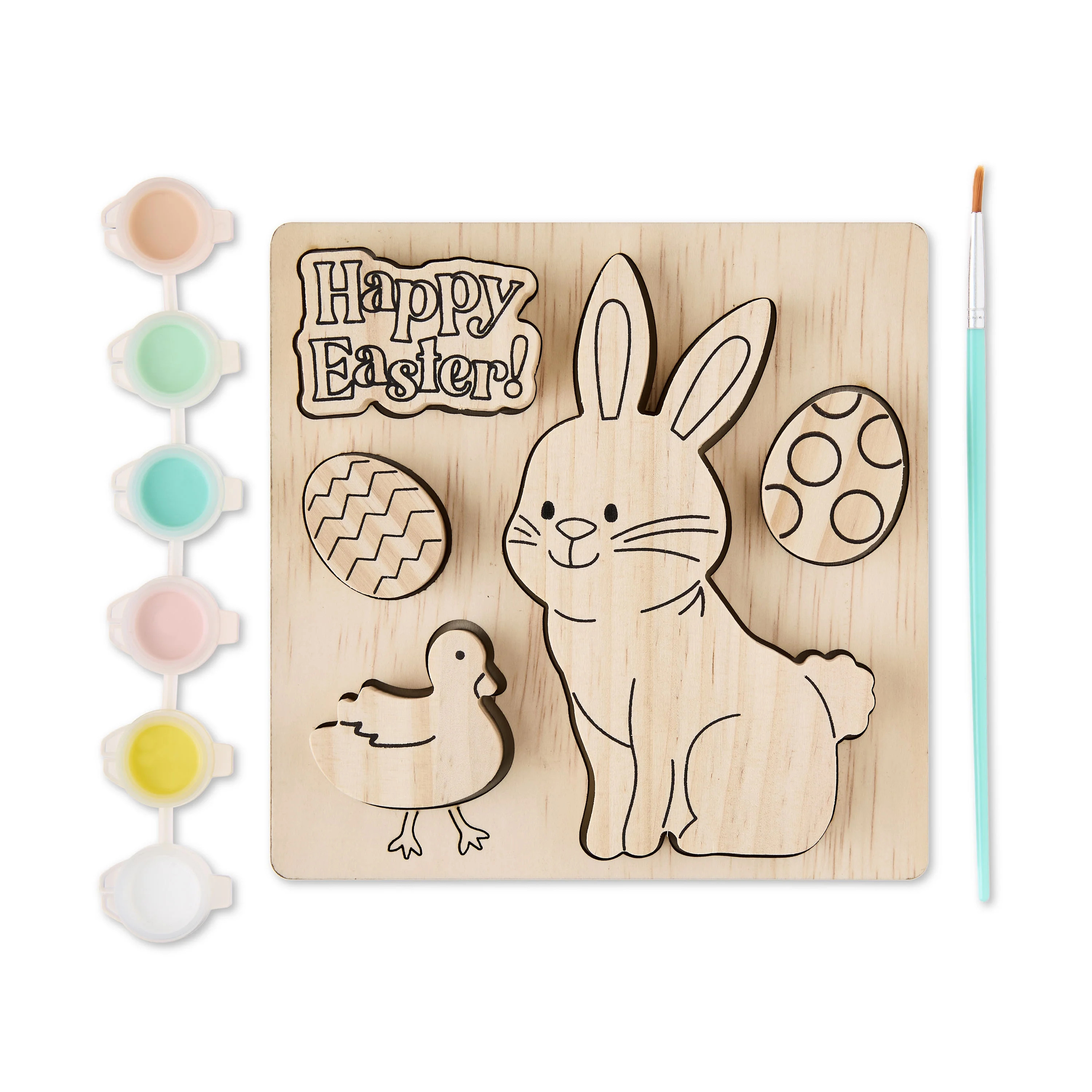 Easter Paint Your Own Wood Bunny Puzzle, by Way To Celebrate | Walmart (US)